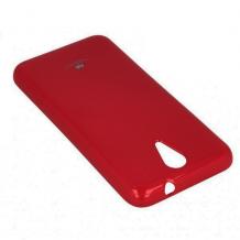 Луксозен силиконов калъф / гръб / TPU Mercury GOOSPERY Jelly Case за HTC Desire 620 - червен