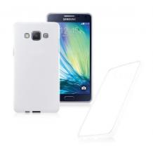 Ултра тънък силиконов калъф / гръб / TPU Ultra Thin i-Zore за Samsung J500 Galaxy J5 - бял