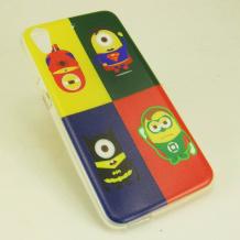 Силиконов калъф / гръб / TPU за Lenovo P70 - Миньони / Minions / Супер герои