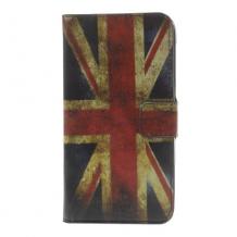 Кожен калъф Flip тефтер Flexi със стойка за HTC Desire 310 - Retro British Flag