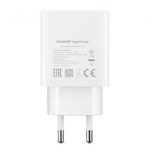 Оригинално зарядно за Huawei Mate 30 Pro / AP81 Super Charge Type-C - бяло