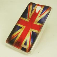 Силиконов калъф / гръб / TPU за Lenovo A536 - Retro British Flag