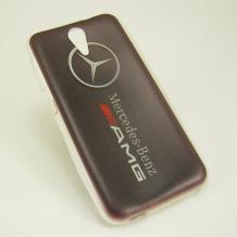 Силиконов калъф / гръб / TPU за HTC Desire 620 - AMG / Mercedes - Benz