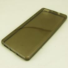 Силиконов калъф / гръб / TPU за Huawei Ascend P8 Lite / Huawei P8 Lite - сив / мат