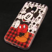 Силиконов калъф / гръб / TPU за Samsung Galaxy J1 2016 J120 - Mickey Mouse / цветен