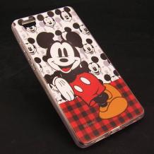 Силиконов калъф / гръб / TPU за Huawei Ascend P8 Lite / Huawei P8 Lite - Mickey Mouse / цветен