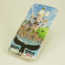 Ултра тънък силиконов калъф / гръб / TPU Ultra Thin за Samsung Galaxy S6 Edge G925 - The Angry Birds Movie
