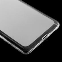 Силиконов калъф / гръб / TPU за Huawei P9 - прозрачен / мат