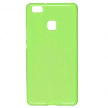 Ултра тънък силиконов калъф / гръб / TPU Ultra Thin Candy Case за Huawei P9 Lite - светло зелен