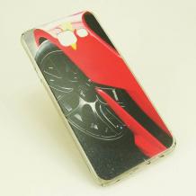 Твърд гръб за Samsung Galaxy A3 2016 A310 - Ferrari / гуми