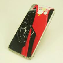 Твърд гръб за Samsung Galaxy A3 2016 A310 - Ferrari / гуми