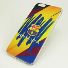Твърд гръб за Apple iPhone 6 Plus / iPhone 6S Plus - FC Barcelona / многоцветен