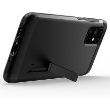 Оригинален гръб Spigen Tough Armor със стойка за Samsung Galaxy S20 Plus - черен