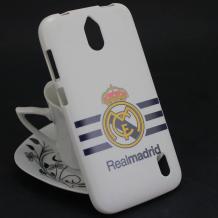 Силиконов калъф / гръб / TPU за Huawei Y625 - Real Madrid / бял