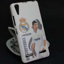 Силиконов калъф / гръб / TPU за Lenovo A6000 / A6010 - Cristiano Ronaldo / Unstoppable