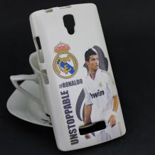 Силиконов калъф / гръб / TPU за Lenovo A2010 - Cristiano Ronaldo / Unstoppable