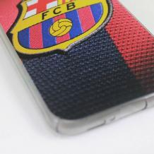 Твърд гръб за Samsung Galaxy S6 G920 - FC Barcelona / цветен