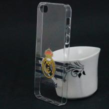 Твърд гръб за Apple iPhone 5 / iPhone 5S / iPhone SE - Real Madrid