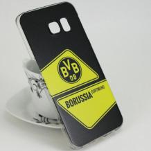 Твърд гръб за Samsung Galaxy S6 Edge G925 - Borussia Dortmund