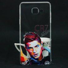 Твърд гръб за Samsung Galaxy A5 2016 A510 - прозрачен / Ronaldo CR7