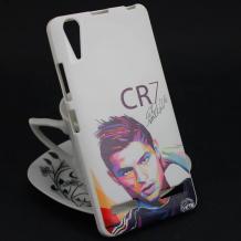 Силиконов калъф / гръб / TPU за Lenovo A6000 / A6010 - бял / Ronaldo / CR7