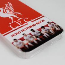 Твърд гръб за Apple iPhone 5 / iPhone 5S / iPhone SE - FC Liverpool / Hold Nothing Back