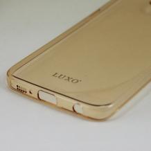 Силиконов гръб TPU LUXO Ultra Thin за Samsung Galaxy S6 Edge G925 - златист