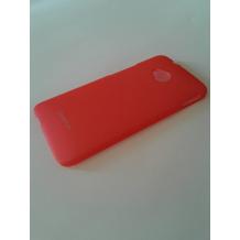 Луксозен заден предпазен твърд гръб / капак / BASEUS за HTC ONE M7 - червен