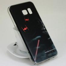 Твърд гръб за Samsung Galaxy S7 G930 - Star Wars / черен