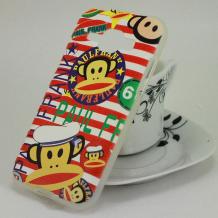Силиконов калъф / гръб / TPU за Samsung Galaxy J1 J100 - цветен / Paul Frank / маймуна