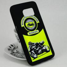 Силиконов калъф / гръб / TPU за Samsung Galaxy S7 G930 - Motorcycle Association Riders