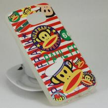 Силиконов калъф / гръб / TPU за Samsung Galaxy S6 G920 - цветен / Paul Frank / маймуна