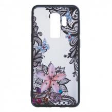 Силиконов калъф / гръб / TPU за Samsung Galaxy S9 Plus G965 - цвете с пеперуди