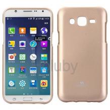 Силиконов калъф / гръб / TPU Mercury GOOSPERY за Samsung Galaxy J3 - златист