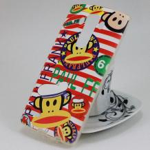 Силиконов калъф / гръб / TPU за LG G4 - цветен / Paul Frank / маймуна