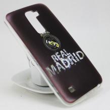 Силиконов калъф / гръб / TPU за LG K10 - REAL MADRID