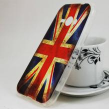 Силиконов калъф / гръб / TPU за Samsung Galaxy J1 J100 - Retro British Flag