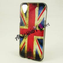 Силиконов калъф / гръб / TPU за HTC Desire 825 - Retro British Flag