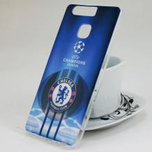 Силиконов калъф / гръб / TPU за Huawei P9 - син / Football Club CHELSEA