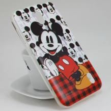 Силиконов калъф / гръб / TPU за Huawei Ascend Y625 - Mickey Mouse / цветен