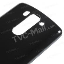 Силиконов калъф / гръб / TPU за LG G4 - черен / гланц