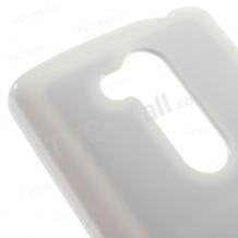 Луксозен силиконов калъф / гръб / TPU Mercury GOOSPERY Jelly Case за LG L Fino D290N - бял