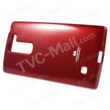 Луксозен силиконов калъф / кейс / TPU Mercury GOOSPERY Jelly Case за LG Magna / LG G4c - червен