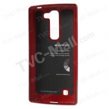 Луксозен силиконов калъф / кейс / TPU Mercury GOOSPERY Jelly Case за LG Magna / LG G4c - червен