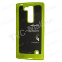 Луксозен силиконов калъф / кейс / TPU Mercury GOOSPERY Jelly Case за LG Magna / LG G4c - зелен