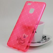 Силиконов калъф / гръб / TPU за Huawei P9 Lite - розов / Victoria`s Secret