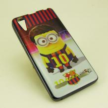 Луксозен ултра тънък силиконов калъф / гръб / TPU Ultra Thin за Lenovo A6000 / A6010 - Minion / Messi