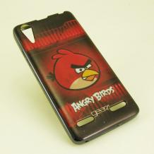 Луксозен ултра тънък силиконов калъф / гръб / TPU Ultra Thin за Lenovo A6000 / A6010 - Angry Birds