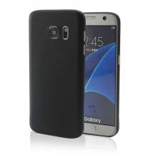Ултра тънък силиконов калъф / гръб / TPU Ultra Thin Candy Case за Samsung Galaxy S6 G920 - черен / мат