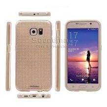Твърд гръб MOTOMO TPU PC Hybrid Case за Samsung Galaxy S7 Edge G935 - златист